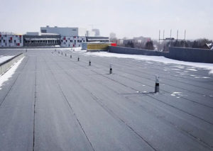 Modified bitumen roof Calgary and Edmonton
