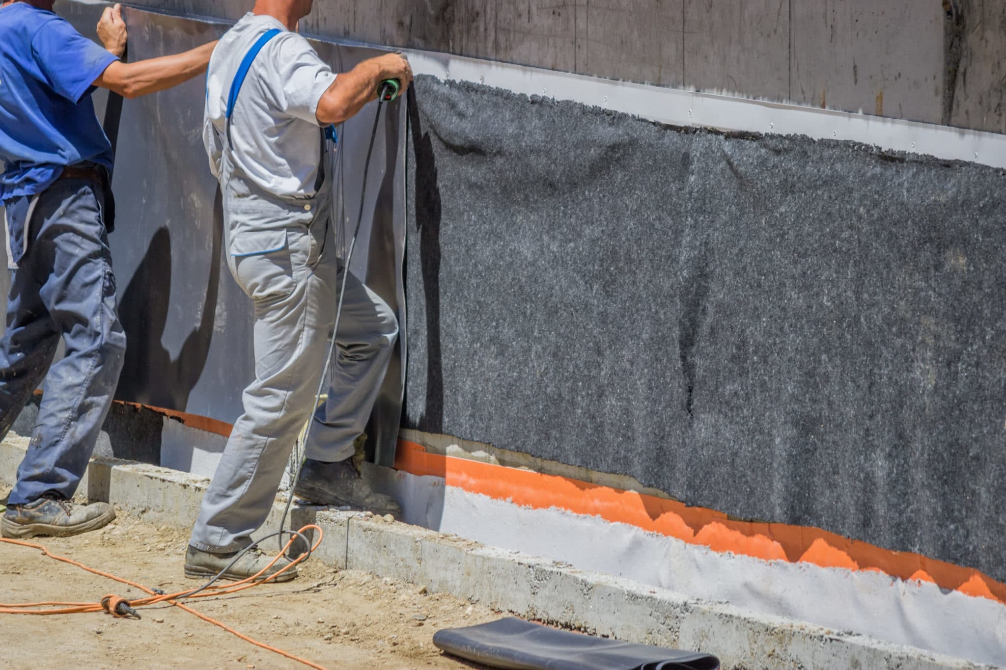 Foundation wall waterproofing in Calgary and Edmonton